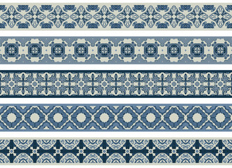 Seamless decorative borders