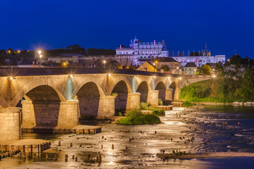 Amboise castle in the Loire Valley - France