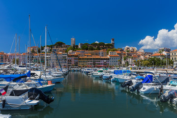 Fototapeta na wymiar Old town in Cannes - France