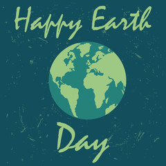 Happy Earth day background for web design