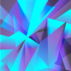 Obraz premium geometric background purple turquoise abstraction