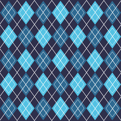 background blue rhombus fashion vintage decoration pattern vector illustration