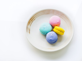 colorful macarons