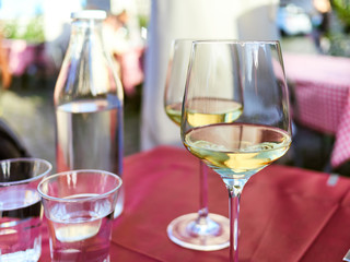 White Wine at Outdoors