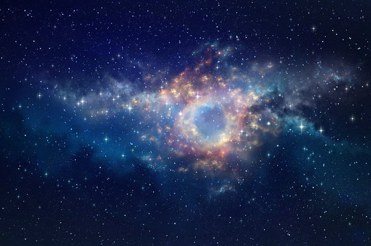 Space nebula background