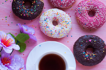 Sweet donuts.
