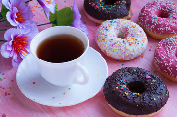 Sweet donuts.