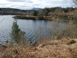 Lake outside of Betwys-y-Coed, Wales