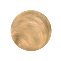 Venus Planet on white. 3D illustration