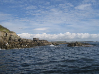 View on the South Cornwall Coast, England