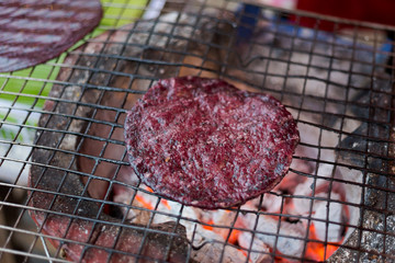 Thai grilled black sticky rice