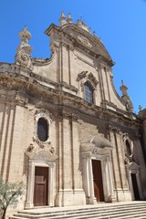 Fototapeta na wymiar Monopoli Cathedral, Italy