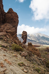 The finger of God. Teide. Spain, Tenerife.