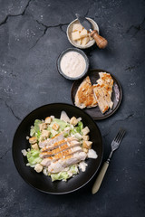 Home made caesar salad