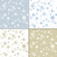 Set of snowflakes