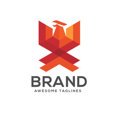 phoenix modern geometric logo concept,best phoenix logo concept, luxury phoenix consulting element logo icon concept