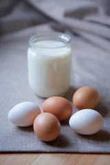 Eggs and milk