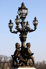 Fototapeta na wymiar Paris - Pont Alexandre III