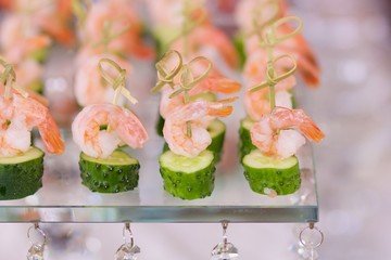 Appetizer canapés