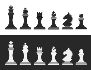 Black and white chess