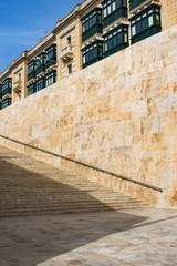 Fototapeta na wymiar Parlamentstreppe in Valetta