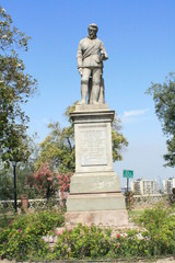 Obraz premium Statue in a park in Santiago, Chile