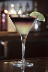 DRINK ON THE BAR  CLOSE UP 