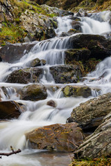 Fototapeta na wymiar Cardingmill Valley waterfalls