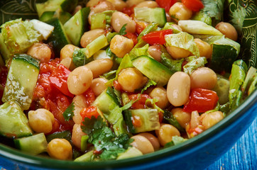 Middle Eastern-style  salad,  Balela