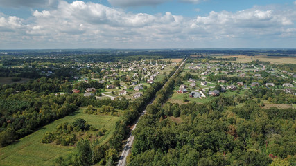 Fototapeta na wymiar Michigan Country Aerial