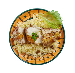 Moroccan Couscous-Stuffed Chicken