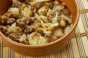 Ground Beef and Cabbage Casserole
