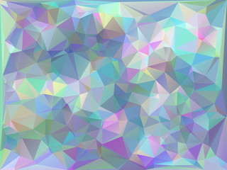 Iridescent Geometric Background