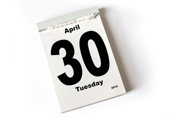 Obraz premium 30. April 2019