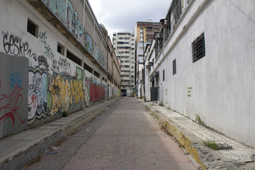 cityscape on a lonely street