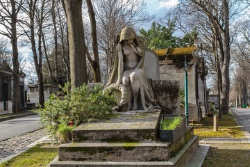 Paris - La pleureuse de la sépulture de PEPA BONAFE