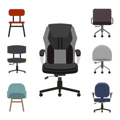 Set of office chairs - 196057730