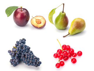 Collection of fresh fruits
