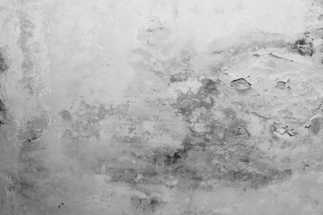 Wall fragment with attritions and cracks