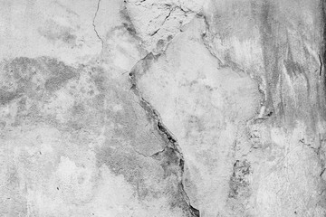 Wall fragment with attritions and cracks
