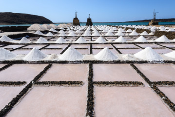 Salt works of Janubio, Lanzarote, Canary Islands
