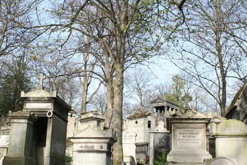 Pere Lachaise Cemetary in Paris, France