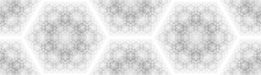 Abstract background with a pattern of hexagons. Ordered structure.