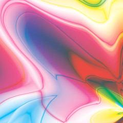 multicolored kaleidoscope, spiral from the center