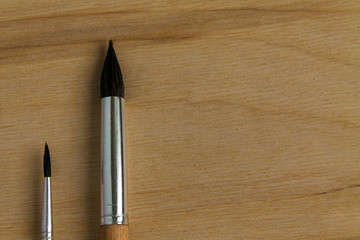 Artistic creation, artist's brushes