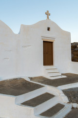 A small chapel on top oh the mountain at Amorgos island