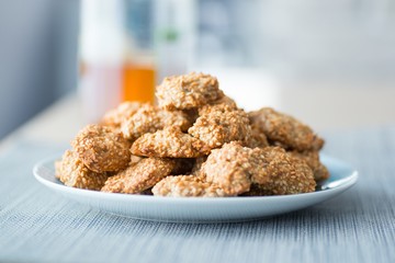 Delicious homemade sesame honey cookies