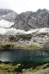 Fototapeta na wymiar Drachensee lake in Tyrol, Austria