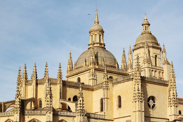 Fototapeta na wymiar Cathedral de Segovia, Spain 
