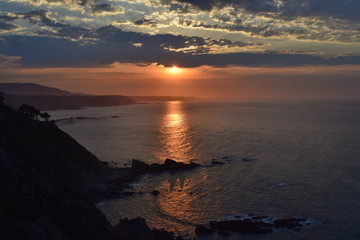 atardecer